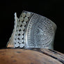 Thai Hilltribe Distinctive Silver Cuff Bracelet - OutOfAsia